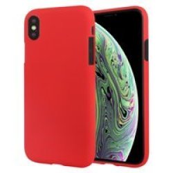 Goospery Soft Feeling Cover Iphone X & XS Red