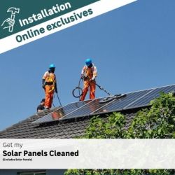 Cleaning - Domestic Solar Panel Cleaning Per Panel 12 Panels Or More