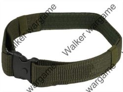 Bh Durable Buckle Clip Nylon Tactical Heavy Duty Webbing Belt - Od Green
