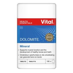Vital Dolomite Calcium & Magnesium 180 Tablets