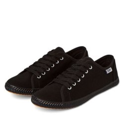 Tomy Black Lace-up Canvas - 5
