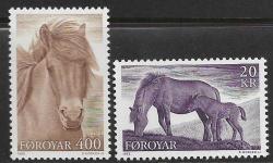 Faroe Mnh 1993 Horses Um - Cat = R100