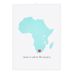 Dishy Designs Home Is Where The Heart Is Tea Towel
