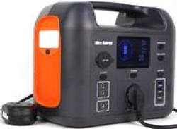 Ultra Energy 500W Portable Power Station - Pure Sine Wave Rated Power 500 Watts Built-in Rechargeable 518WH LIFEPO4 Battery Ac Output Voltage 230V