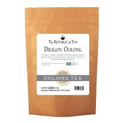 The Republic Of Tea Dragon Oolong Tea Bulk 250 Tea Bags Pure Black Dragon Oolong Traditional Chinese Tea