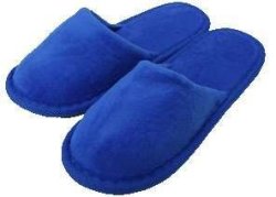 Kid's Closed Toe Slippers Cotton Terry Velour Slippers Cloth Spa Hotel Girls And Boys Slippers Royal