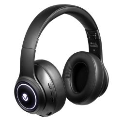 Volkano Quasar Series Bluetooth Folding Headphones - Black