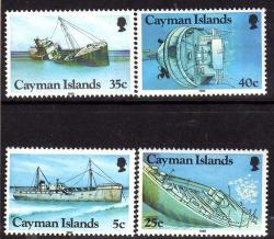 Cayman Islands 1985 "shipwrecks" Set Of 4 U.m.m. Sg 609-612. Cat 9 90 Pounds.