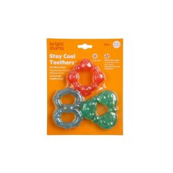 Bright Starts Stay Cool Gel-filled Teethers 3 Pack 3M+