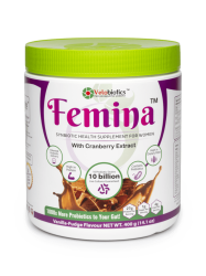 Femina Probiotic Meal Replacement with Cranberry Extract for Women Vanilla-fudge