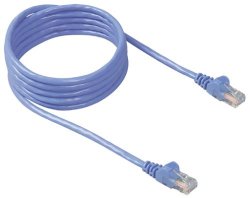 Belkin RJ45 Cat 5E Snagless Molded Patch Cable 25 Feet Blue