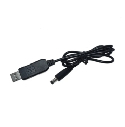 Power Boost Line Dc 5V To 12V USB Adapter Cable 2.1X5.5 Mm Plug