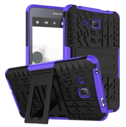 Samsung Rugged Armour Case & Stand For Tab A7 - 7" Cover 2016 Model Purple