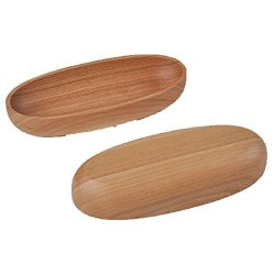 WH Real Natural Handmade Wooden Container Dry Fruit Snack Dish Macarons Dessert Plates Pan Tray Serving Party Decorative Unique Cake Snacking Bowl Holder For Jewelry