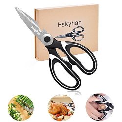 Kitchen Shears Kitchen Scissors Stainless - Multifunction Purpose Heavy Duty By Hskyhan