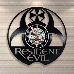 Resident Evil Vinyl Clock Resident Evil Vinyl Record Wall Clock Resident Evil Artwork Resident Evil Home Decor Resident Evil Vintage Gift