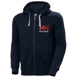 Men's Hh Logo Full Zip Hoodie - 597 Navy S