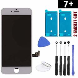 Screen Replacement For Iphone 7 Plus A1661 A1784 A1785 White Lcd Display 5.5" With Complete Replacement Toolkit By Loctus