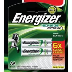 Energizer Aa Recharge Extreme 2 Pack
