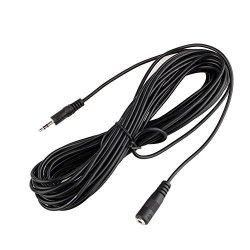 Daphot-store - 3.5MM 32FT Ir Receiver Infrared Repeater Headphone Extension Cord Cable Extender New