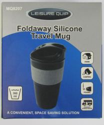 Leisure Quip Foldaway Silicone Travel Mug - 350ml