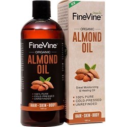 Best Sweet Almond Oil - 16OZ - For Skin Moisturizer Wrinkles Massage Anti-aging And Baby Oil - 100% Pure Cold-pressed Organic Carrier Oil.