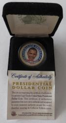 Barack Obama For President 2008 Coin In Mint Box On George Washington Coin