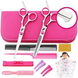 6.0 Inch Professional Barber Round Safety Scissors Set - Kids Haircut Salon Cape - Bang Hair Scissor - Salon Hairdressing Shear For Baby
