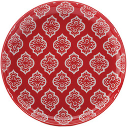 Maxwell & Williams Christopher Vine Alcazar 18.5cm Side Plate - Red Circles