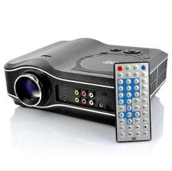 Led Projector With Built-in Dvd And Multimedia Player - Play Directly From Usb Disk Sd Card