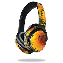 Mightyskins Skin For Bose Quietcomfort 35 Headphones - Sunflowers Protective Durable And Unique Vinyl Decal Wrap Cover Easy To Apply Remove And Change