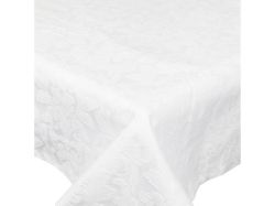 Balducci Palace Damask Tablecloth White 8 Seater