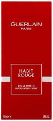 Habit Rouge By Guerlain For Men. Eau De Toilette 6.7 Ounces