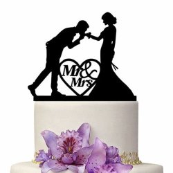Blank Wooden Silhouette Cake Topper - Suitable For Wedding Cake - See Our Lovely Range