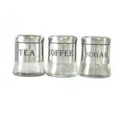 Continental 3PCS Canister Set - Stainless Steel