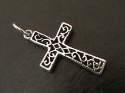 Solid Sterling Silver Cross.