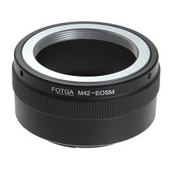 Fotga Lens Mount Adapter For M42 42MM Screw Mount Lens To Canon Eos Ef-m Mount M M2 M3 M5 M6 II M10 M50 M100
