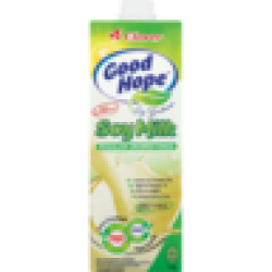 Clover Good Hope Uht Regular Unsweetened Soy Milk Carton 1L