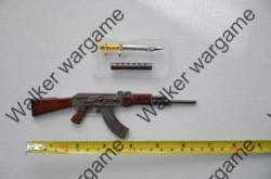 Miniature Gun Military Keychain Ring Ornaments Boutique Gift - Ak 47 Rifle