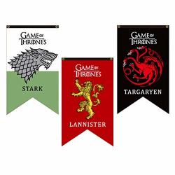 Game Of Thrones House Banner House Stark Targaryen Lannister Game Of Thrones House Sigil Wall Banner