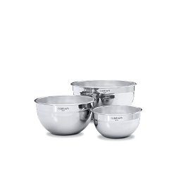 Cuisinart 3-PIECE Stainless Steel Mixing Bowl Set