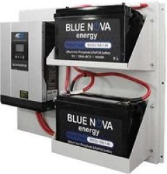 3KVA Inverter Solar Hybrid Easy Inst. Kit + 2 X 108AH Lithium Ba