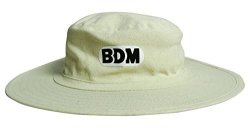 Bdm Cricket Panama Hat Brim Sports Cap Head Wear Cricaket Round Cap