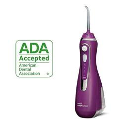 Waterpik Cordless Water Flosser Rechargeable Portable Oral Irrigator For Travel And Home Cordless Advanced WP-565 Orchid Purple