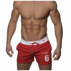 Malavita Low Rise Training Short Sport Running Pants With Pockets M Red