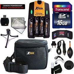 Ideal Accessory Kit For Canon Powershot SX160 Is SX150 Is SX130 Is SX120 Is SX110 Is SX100 Is SX20 Is SX10 Is SX5 Is