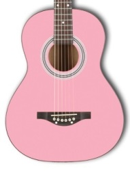 Pink Guitar With Design - Small
