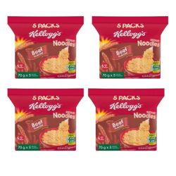 Kelloggs Beef Noodles Mp - 4 X 5S 70G