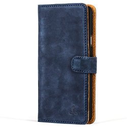 Snakehive Galaxy A3 2016 Case Vintage Collection Samsung Galaxy A3 2016 Model Wallet Case In Nubuck Leather With Credit Card note Slot For Samsung Galaxy