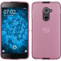 Silicone Case For Blackberry DTEK60 - Transparent Pink - Cover Phonenatic + Protective Foils